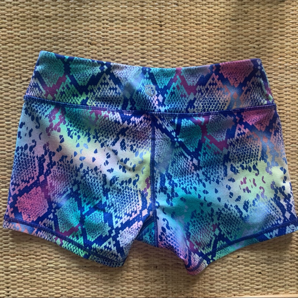 Born Primitive snake print booty shorts